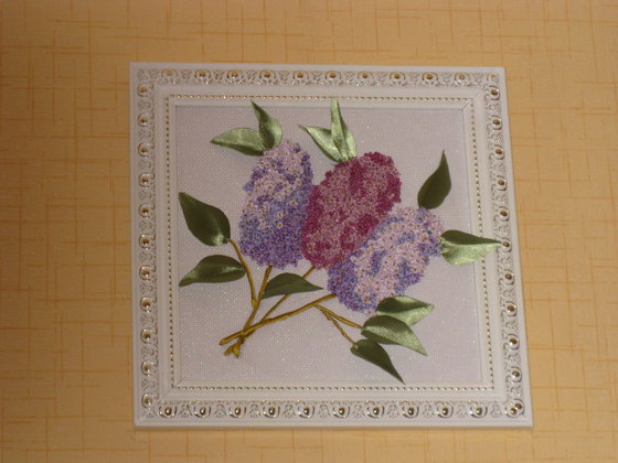 Работа «букет сирени»