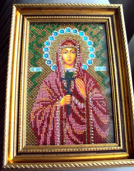 Работа «Св. Валентина. бисер»