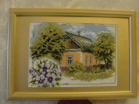 Работа «Домик крестиком»