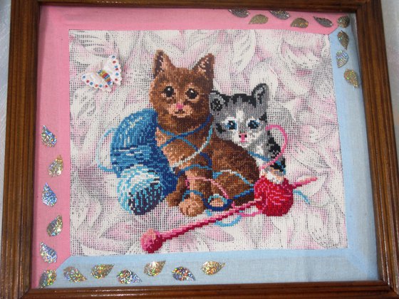 Работа «Пушистые шалуны»