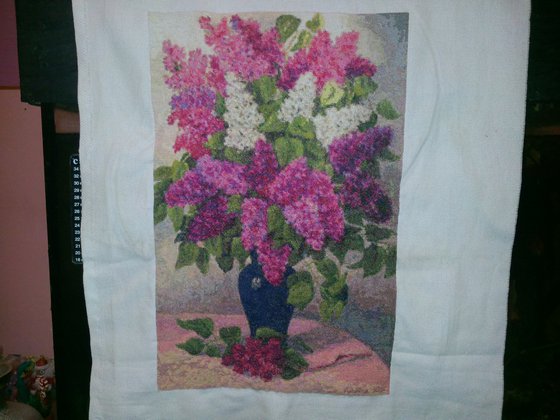 Работа «"сирень" (фото со вспышкой)»