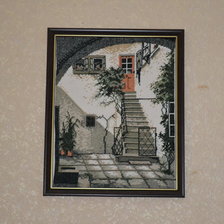 Работа «Итальянский дворик»