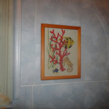 Работа «и в ванной есть вышивка»