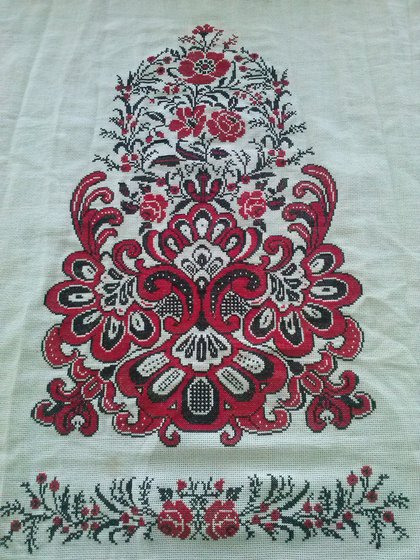 Работа «Рушник "Цветок жизни"»