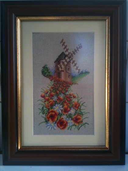 Работа «Мельница с макоми»