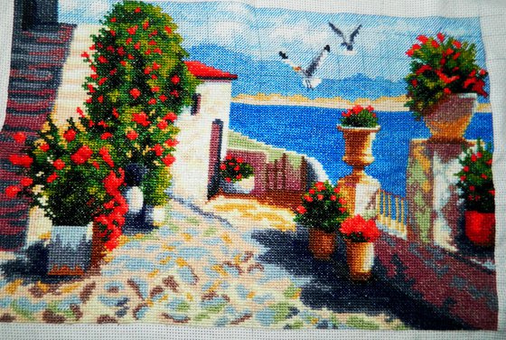 Работа «Крымская набережная»