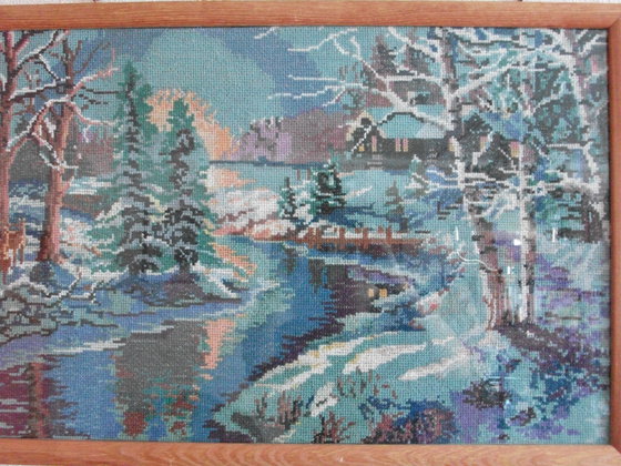 Работа «Зимний пейзаж»