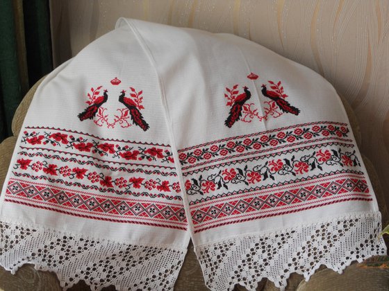 Работа «Свадебный рушник»