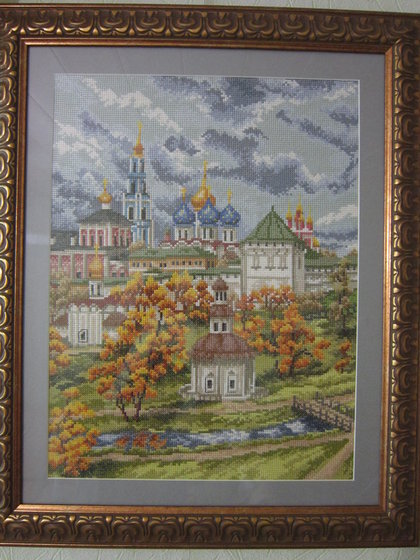 Работа «панорама Троице - Сергиевой лавры»