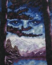 Работа «взгляд в ночи»