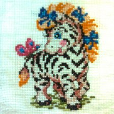 Работа «Малышка Зебра»