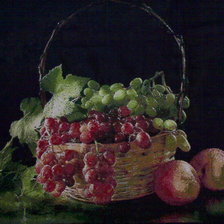 Работа «Корзина с виноградом.»