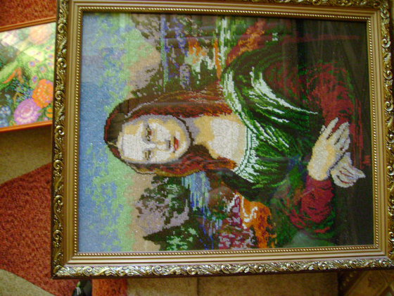 Работа «вышивка бисером»