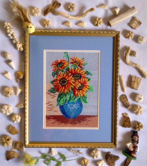 Работа «Подсолнухи»