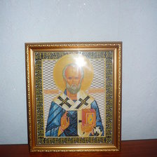 Работа «икона Николай Чудотворец»