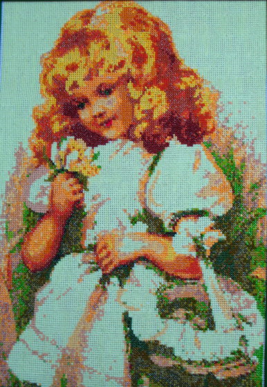 Работа «Девочка-осень»