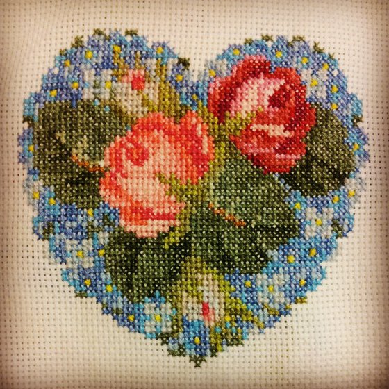 Работа «нежное сердце»