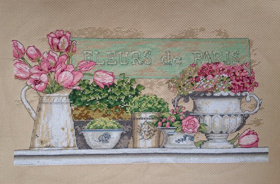 Работа «Цветы Парижа»