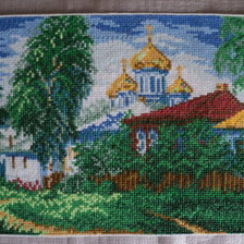 Работа «Деревенский пейзаж»