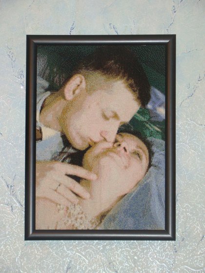 Работа «Подарок мужу на первую годовщину свадьбы»