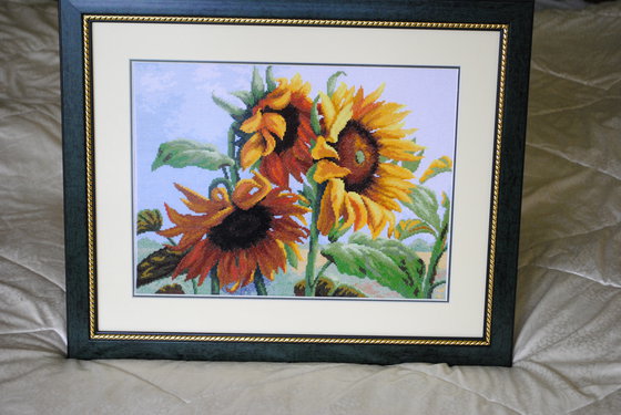 Работа «Подсолнухи»