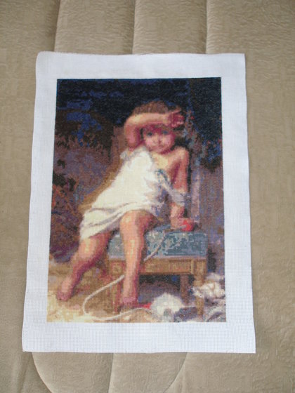 Работа «Девочка с разбитой вазой»