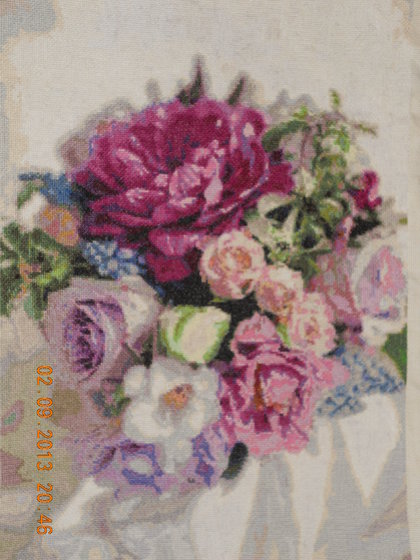 Работа «Свадебный букетик (пока без рамки)»