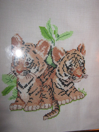 Работа «Пара тигренков»