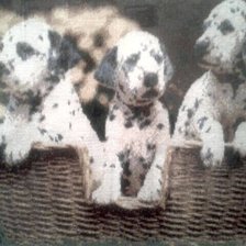 Работа «трое в корзинке»