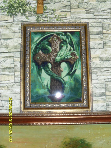 Работа «дракон на кресте»