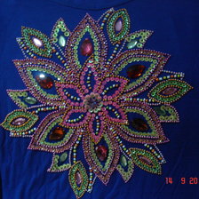 Работа «Вышивка бисером на одежде»