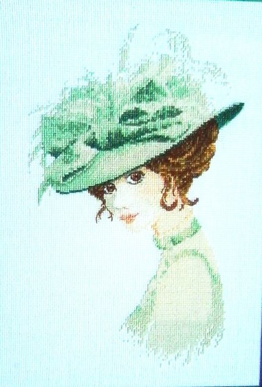 Работа «Дама в зеленом»