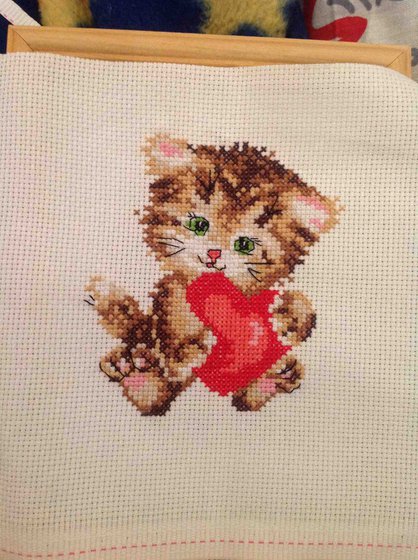 Работа «котенок»