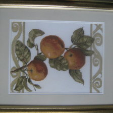 Работа «ветка яблони»