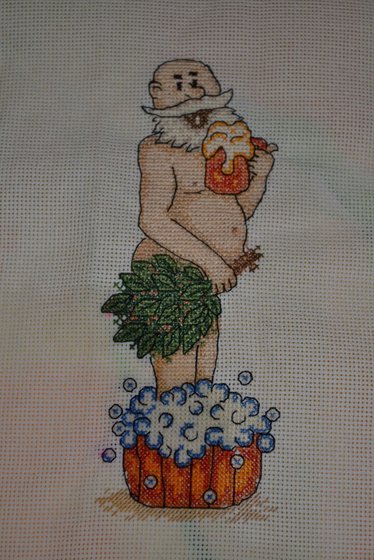 Работа «дедушка в баню»