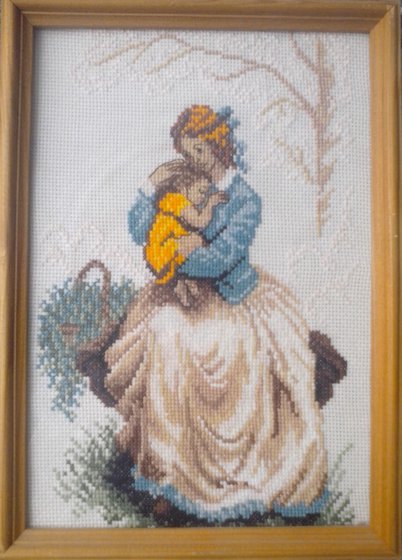 Работа «девушка с младенцем»