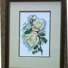 Работа «Стилизованные розы»