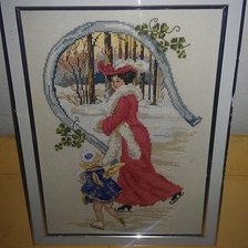 Работа «зимние игры,на коньках»