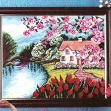 Работа «Domik i tulpany»