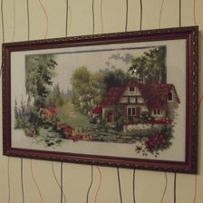 Работа «Домик в лесу»