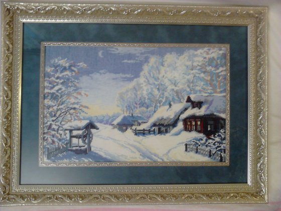 Работа «Зимний пейзаж»