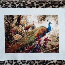 Работа «Павлины в лесу/схема сделана на этом сайте/»