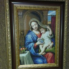 Работа «Мадонна с младенцем»