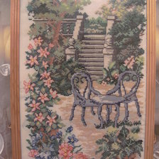 Работа «Лесница в саду»