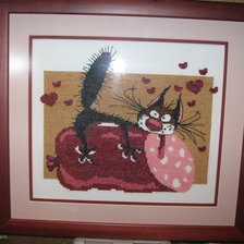 Работа «Кот+колбаса»