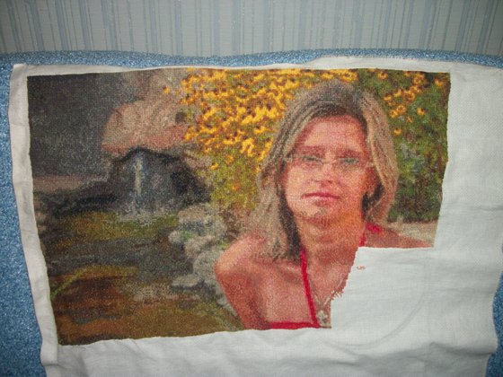 Работа «портрет сестры.незаконченный»