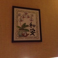 Работа «Орхидеи (подбор ниток)»