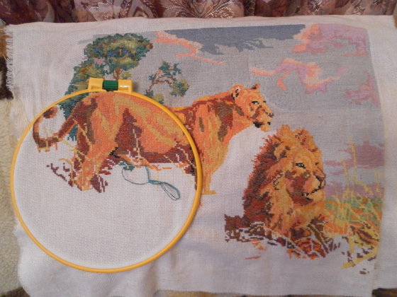 Работа «Львы»