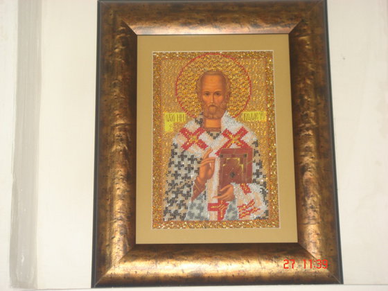 Работа «Икона Николай Угодник»