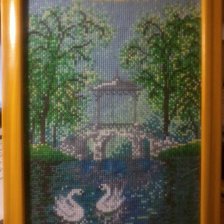 Работа «Лебеди на пруду»